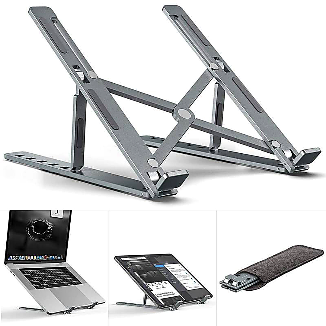 Folding Adjustable Aluminum Laptop Stand